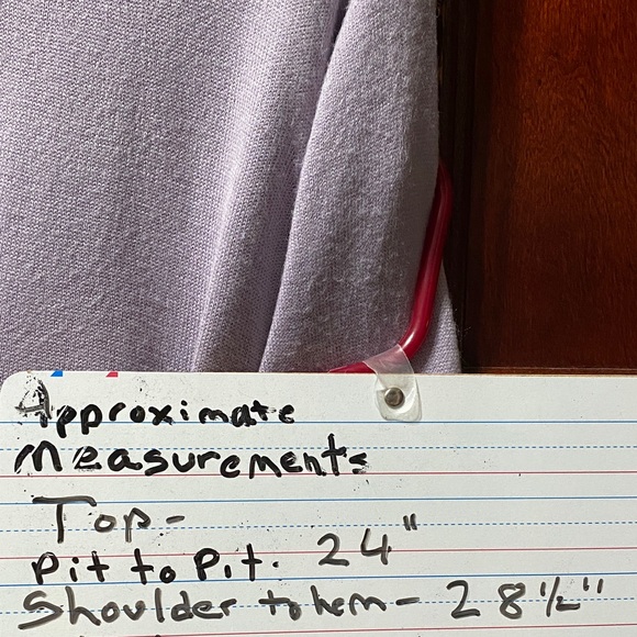 Venezia Jeans Vintage plus size 26/28 lavender Star Embellishments sweater set - Picture 13 of 16